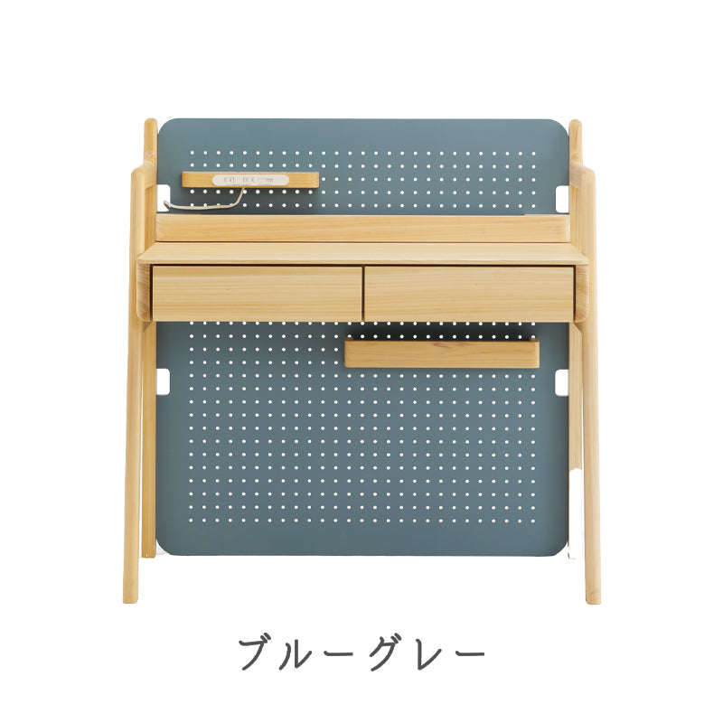 シギヤマ家具 キッズ デスク W100 クッキア シギヤマ家具 天板高さ調整可能 無垢材 国産ひのき