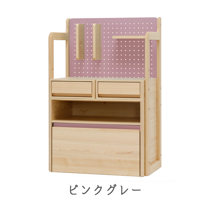 シギヤマ家具 マルチラック W66 シギヤマ家具 クッキア  無垢材 国産ひのき ランドセルラック デスクサイド