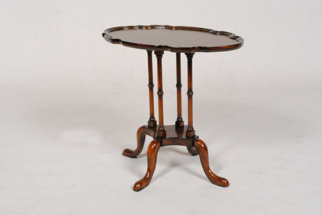 ランプテーブル マホガニー 円形 サイドテーブル