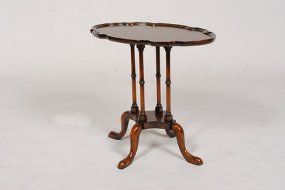 ランプテーブル マホガニー 円形 サイドテーブル