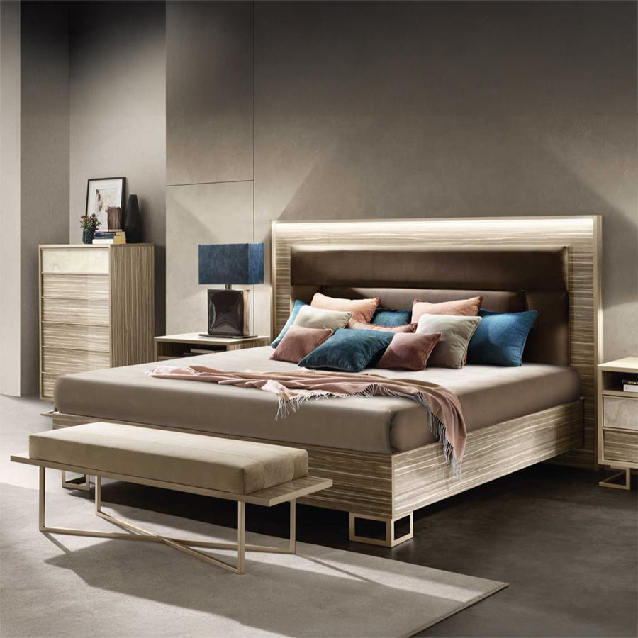 ベッドフレーム キング 布張り Arredoclassic アレドクラシック ADORA Luce Light ルーチェライト 高級家具 イタリア製