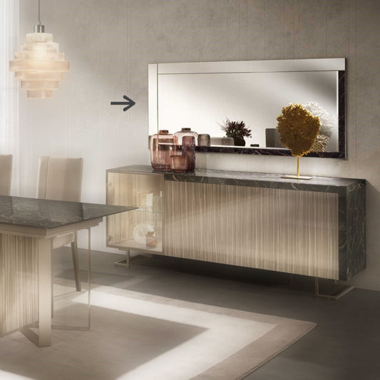 壁掛けミラー 鏡 180cm Arredoclassic アレドクラシック ADORA Luce Dark ルーチェダーク 高級家具 イタリア製