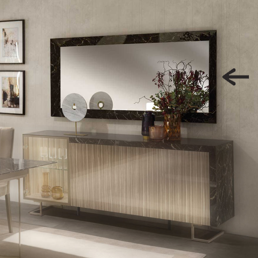 壁掛けミラー 鏡 187cm Arredoclassic アレドクラシック ADORA Luce Dark ルーチェダーク 高級家具 イタリア製