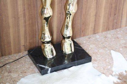 フロアスタンド ホースライト ゴールド 1灯 ランプ 照明