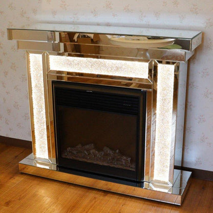 ミラー家具 マントルピース 暖炉 ディスプレイスタンド 120cm