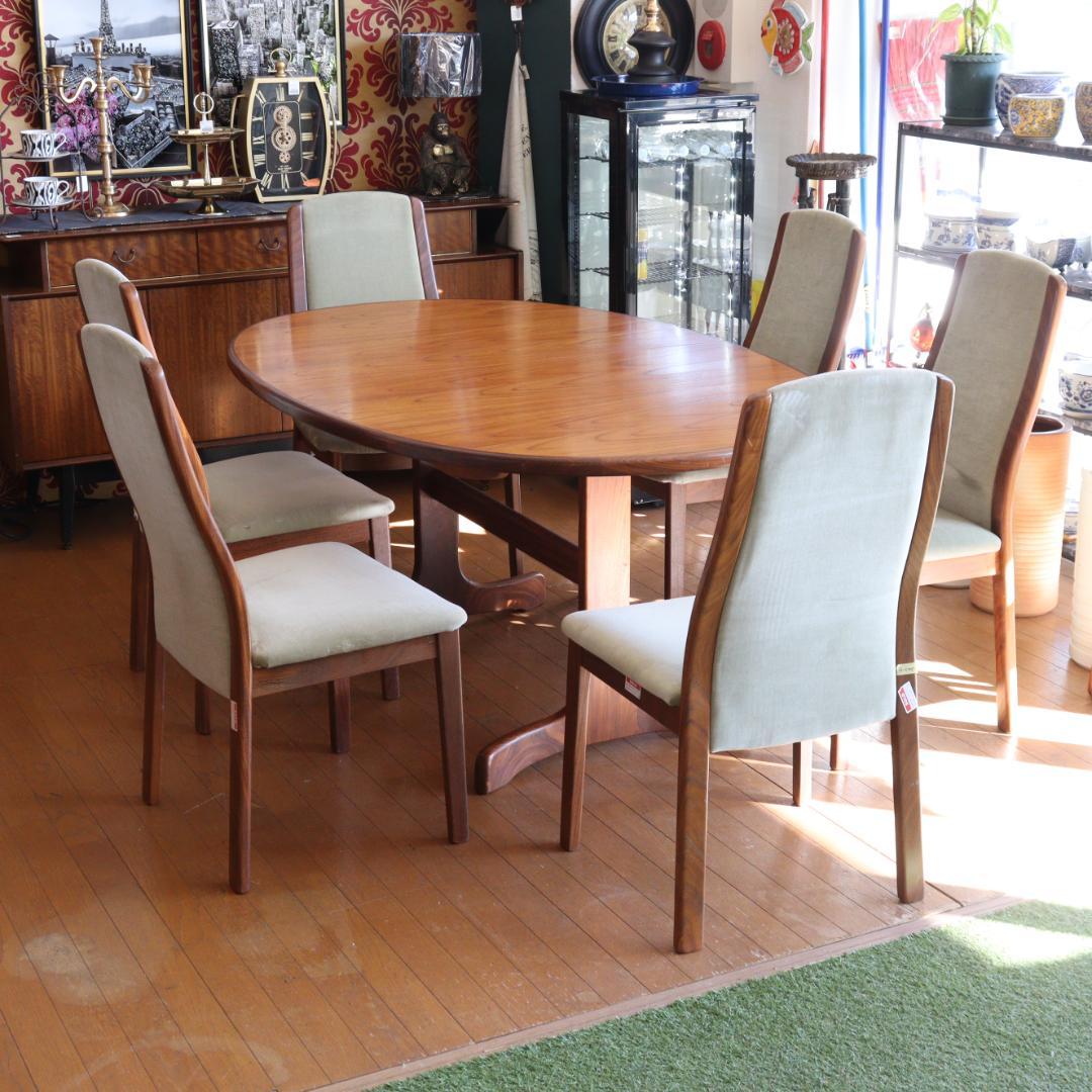 ダイニングテーブル ジープラン G-PLAN ホエールレッグ ヴィンテージ 伸長式