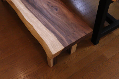 モンキーポッド 150cm ロングベンチ 一枚板 無垢材