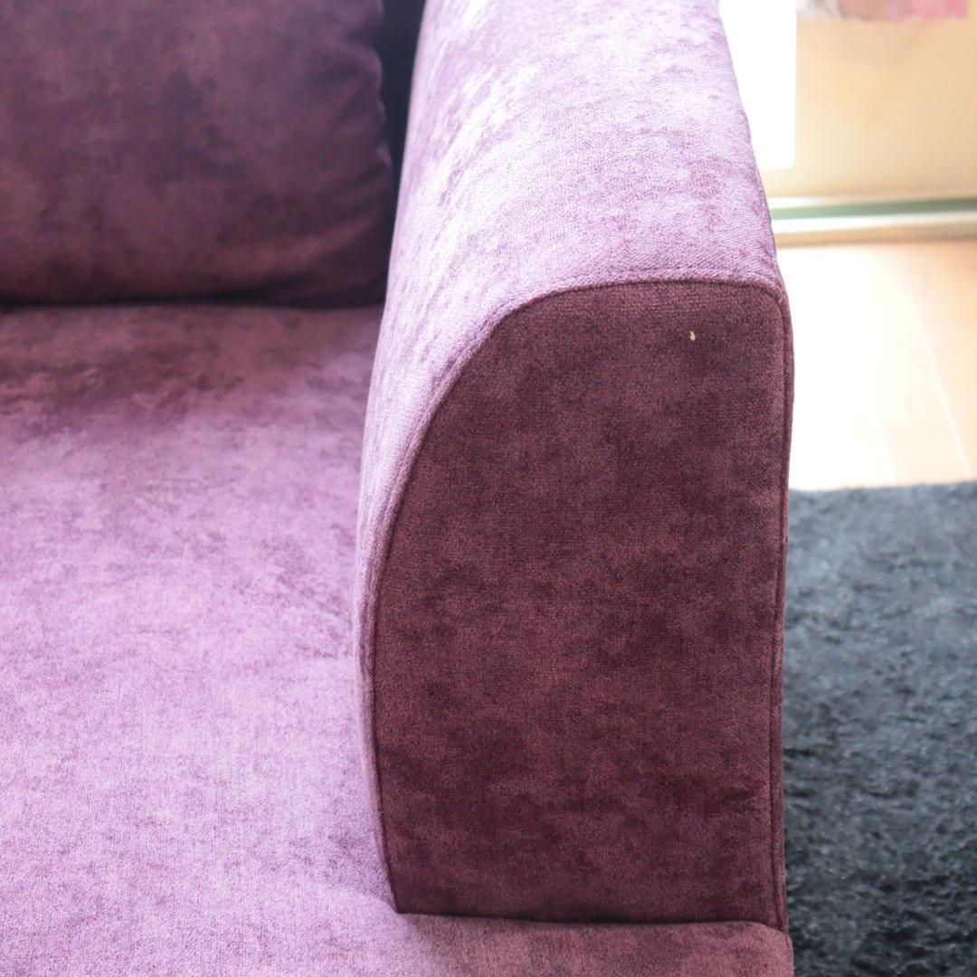 カウチソファ コーナーソファ L型 ベルベット ゆったり 大型 ごろ寝