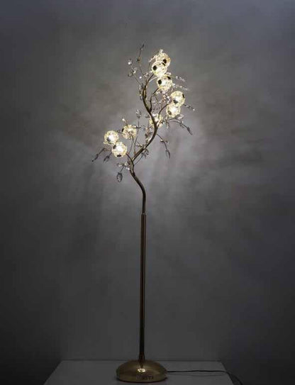 フロアスタンド サークルゴールド 9灯 フロアランプ