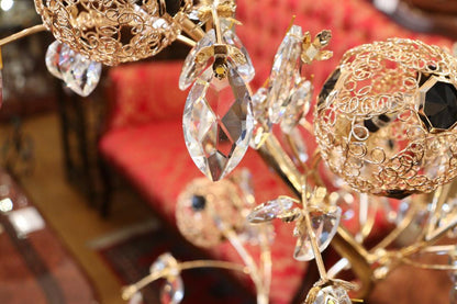 フロアスタンド サークルゴールド 9灯 フロアランプ