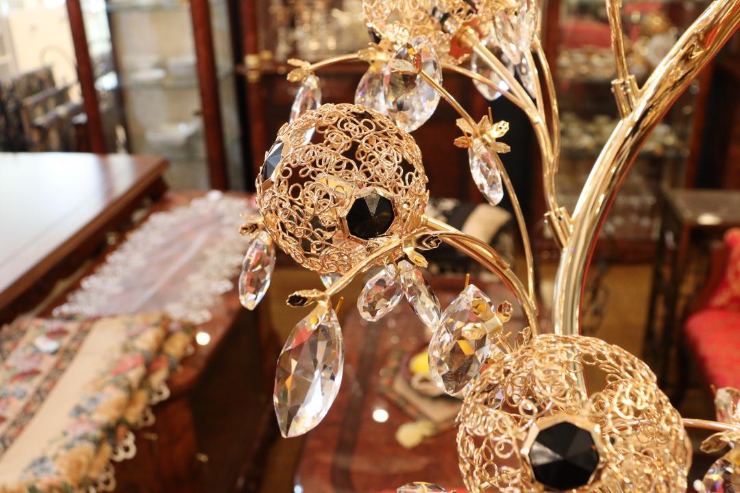 フロアスタンド サークルゴールド 9灯 フロアランプ