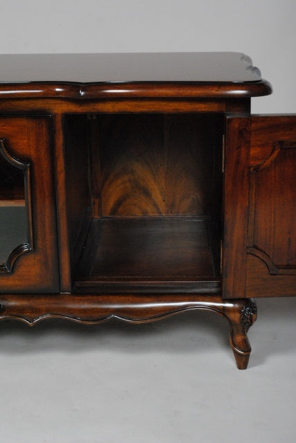 テレビボード マホガニー 120cm ローキャビネット テレビ台