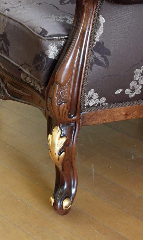 イタリア 2人掛け ソファ パープル シノワズリ 2Pソファ Monteal/2P