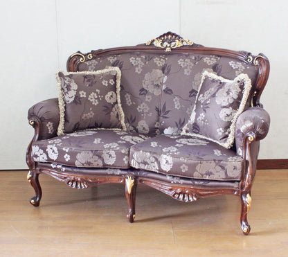 イタリア 2人掛け ソファ パープル シノワズリ 2Pソファ Monteal/2P