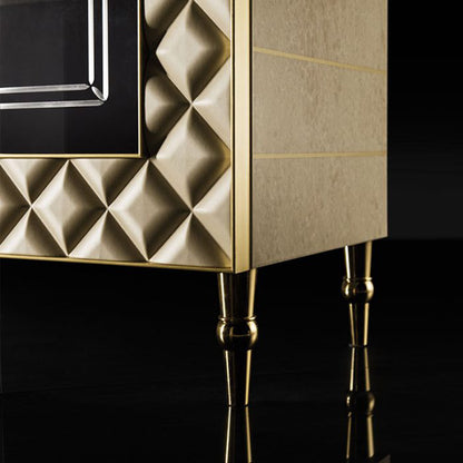 2ドアキュリオケース キャビネット Ｗ 131 ADORA SIPARIO シパリオ 高級家具 イタリア製