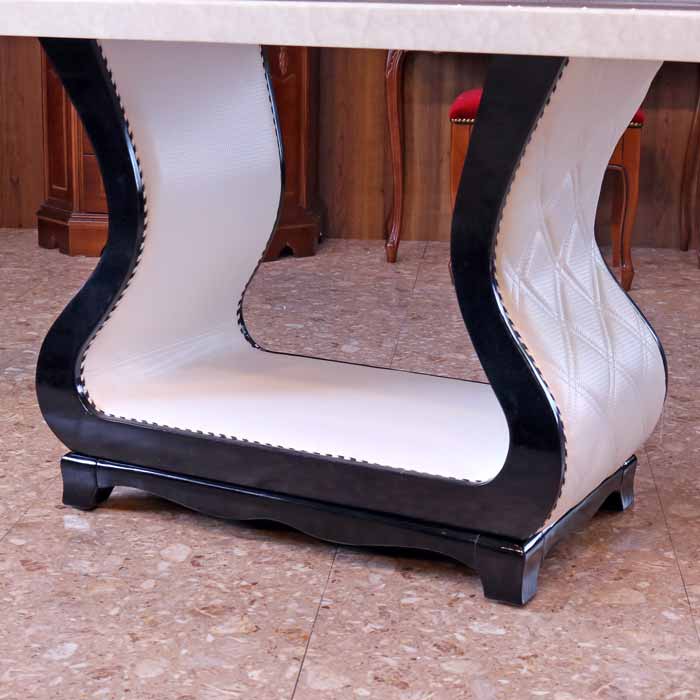 大理石 ダイニングテーブルセット 5点セット 180cm 長方形 4人用 エレガント ダイニングセット 食卓 テーブル 石 ソフィア